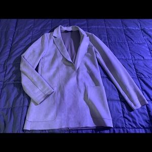 Grey oversized blazer